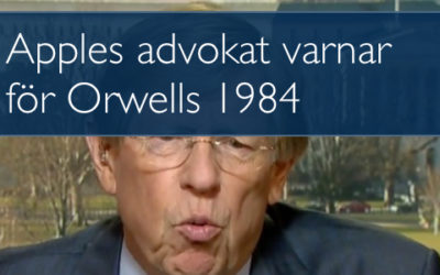 Framtiden kan bli som Orwells 1984