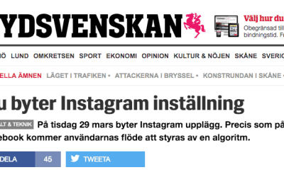 Du behöver inte slå på notiser för Instagram