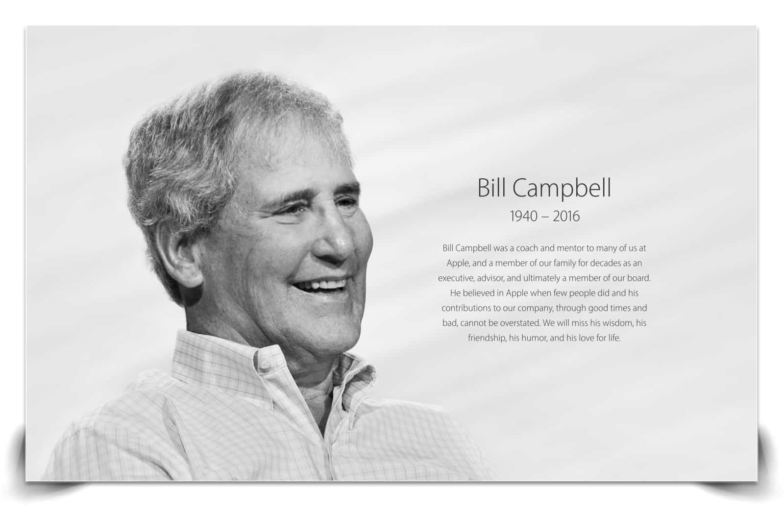 Apple hyllar Bill Campbell | Macken X