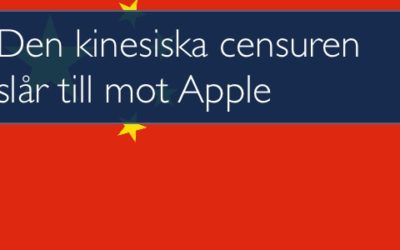 Den kinesiska censuren slår till mot Apple