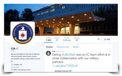 CIA återskapar insatsen mot Bin Laden på Twitter