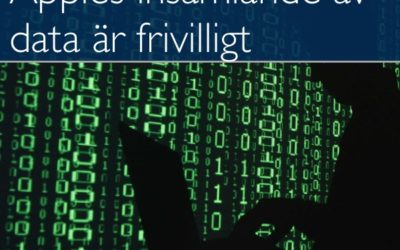 Apples datainsamlande är frivilligt