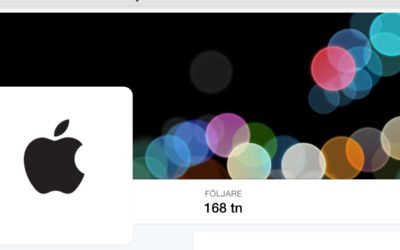 Apples Twitter-konto får nytt liv efter fem år