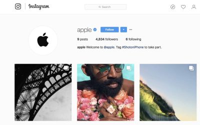 Nu finns Apple på Instagram