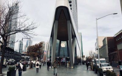 Apple’s giant glass triangle touches down in Brooklyn | Cult of Mac