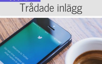 Så använder du Twitters nya funktion med trådade inlägg