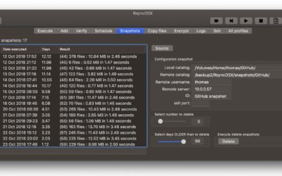 Grafiskt skal för rsync