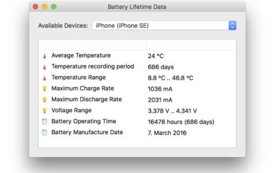 coconutBattery – Hur mår ditt batteri?