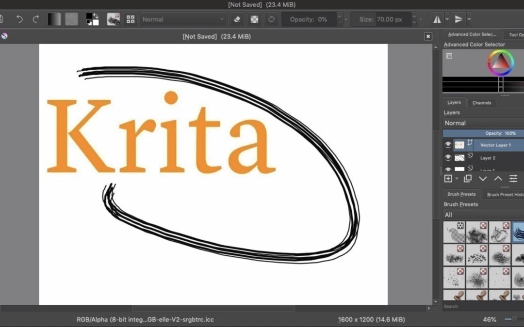 Krita – ett ritprogram för din Mac som är helt gratis