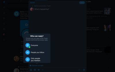 Nu kan du begränsa vilka som får svara på dina inlägg på Twitter