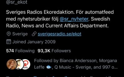 Sveriges Radio har stängt ned tre Twitter-konton efter attack