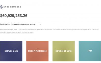 Här är webbplatsen som spårar betalningar till utpressare – ransomware