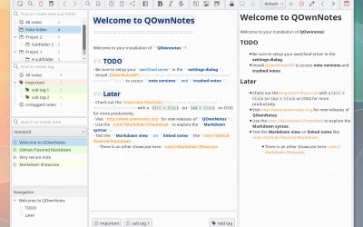 Gratis är gott: QOwnNotes – anteckningar för din Mac