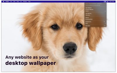 Gratis är gott: Ha din favorithemsida som bakgrund i din Mac