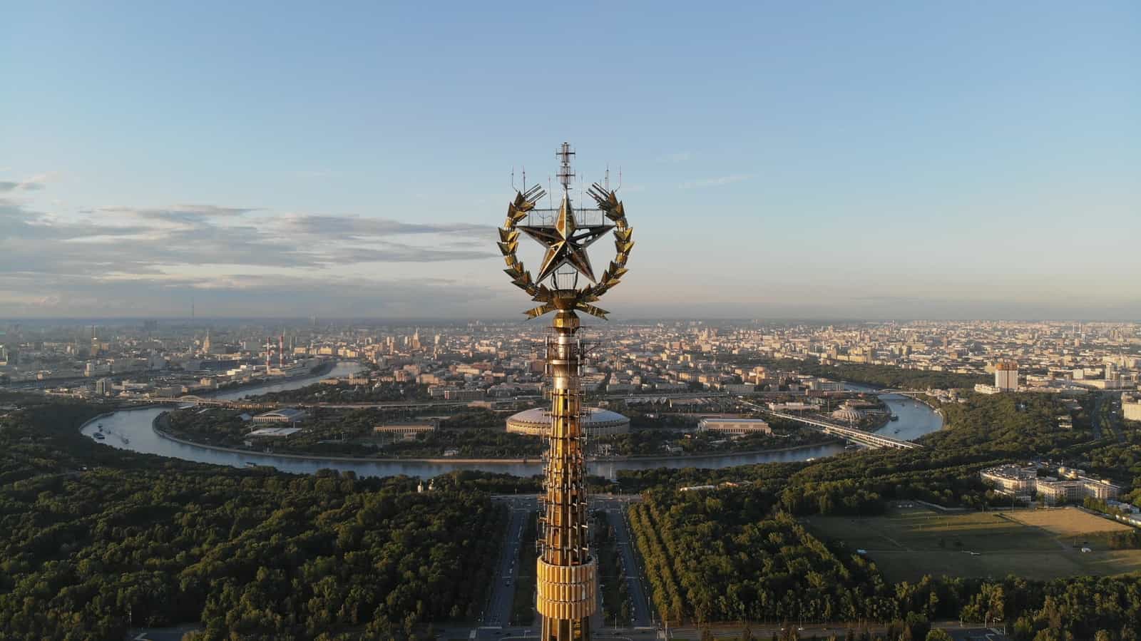 Aerial View of City