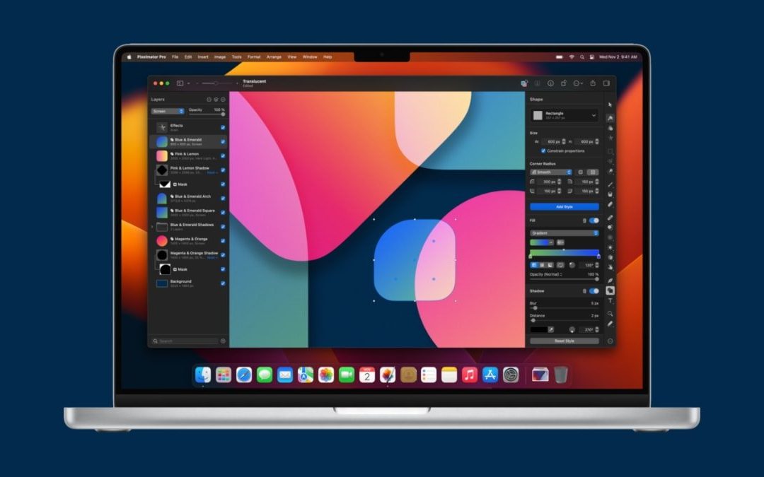 Pixelmator Pro uppdateras med fler mallar för iPhone, iPad och Mac