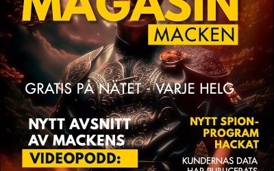 Det är bjuder Magasin Macken på idag, lördag 2 september, i nådens år 2023