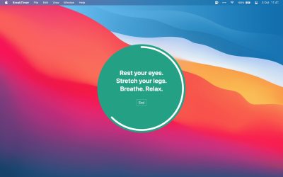 Gratis är gott: Kom ihåg att ta en paus då och då med BreakTimer