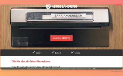 Så enkelt stoppar du adressändringar