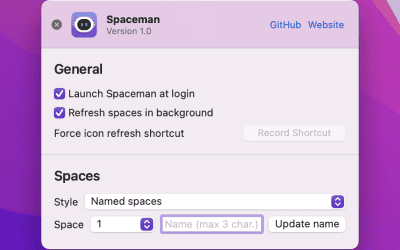 Gratis är gott: Spaceman – håll koll på dina digitala skrivbord i menyn