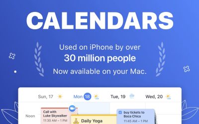 Programtipset: Calendars – håll koll på alla dina kalendrar