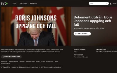 Magasin Macken har sett: Boris Johnsons uppgång och fall – en charmig autokrat