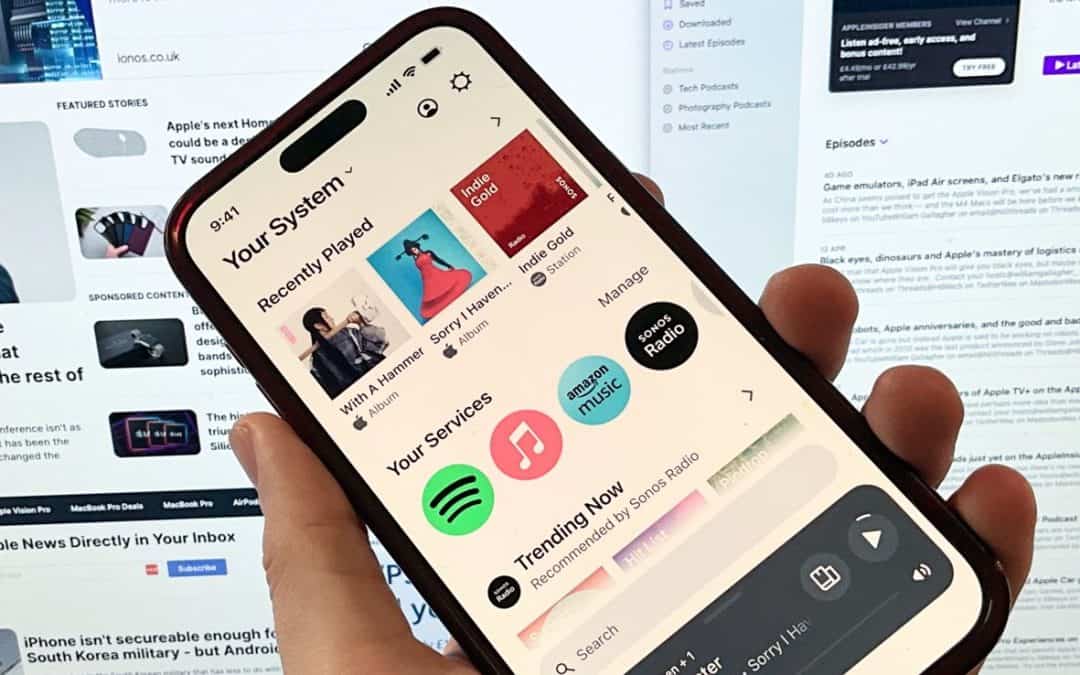 Sonos designar om sin app för iOS