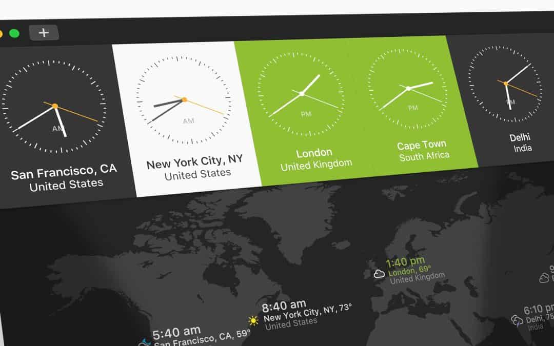Gratis är gott: Klart att du ska ha en cool världsklocka i din Mac