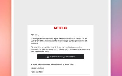 Humor: Hujedamej, nu är mitt Netflixkonto i fara!