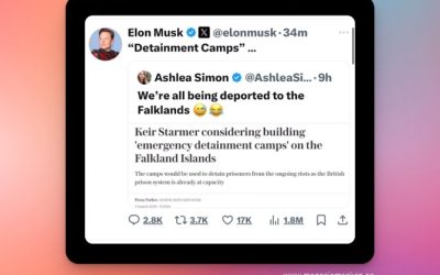 Elon Musk spred falska uppgifter om påstådda fångläger på Falklands öarna