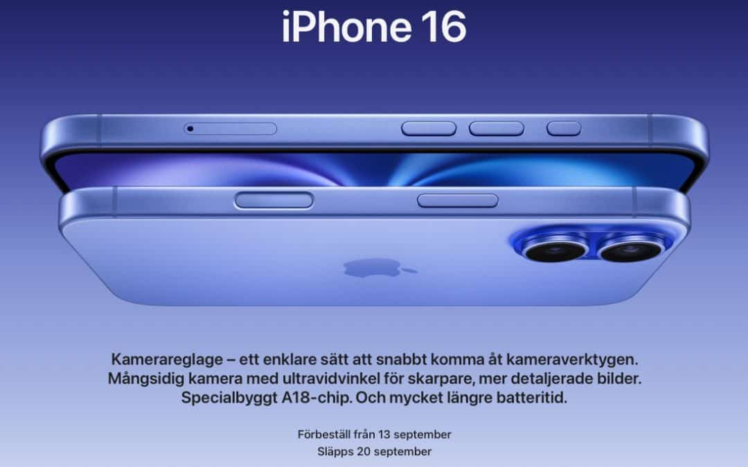 Idag startar förhandsbokningen av nya iPhone