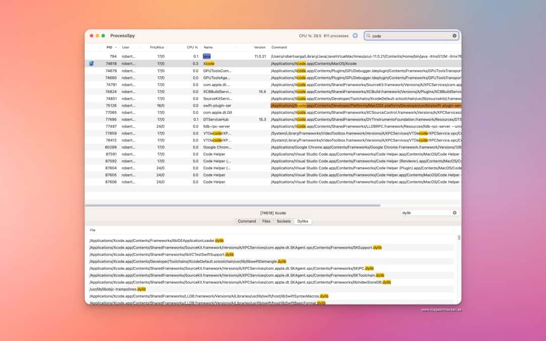 Gratis är gott: Övervaka macOS-processer som ett proffs