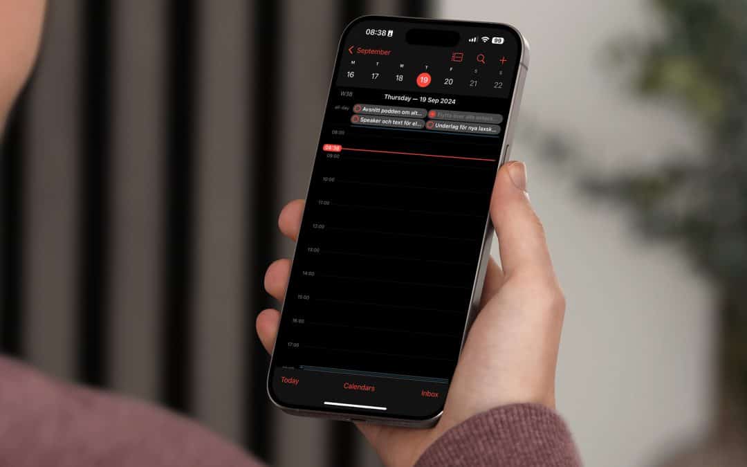 iOS 18: Så skapar du en Påminnelse i Kalendern