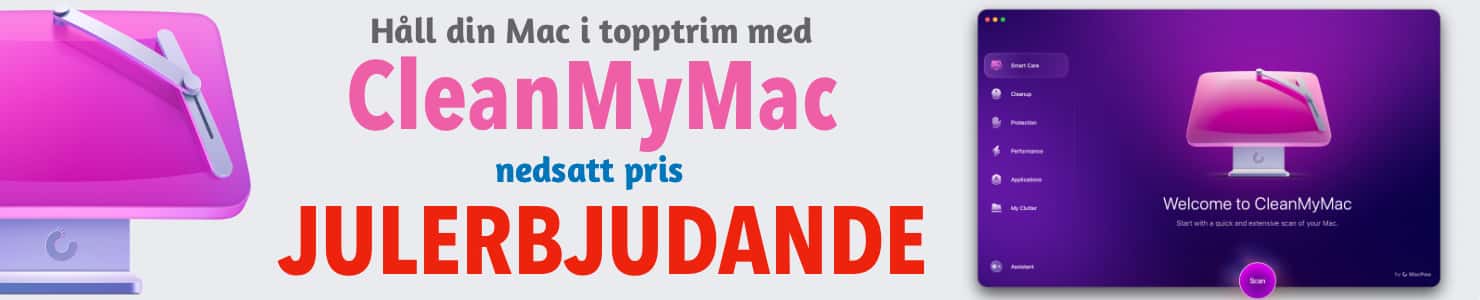 Håll din Mac i topptrim med marknadens bästa program - CleanMyMac - nu till extra bra pris.