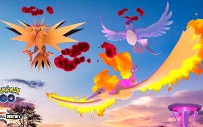 Pokemon GO: Articuno, Zapdos och Moltres svävar in!