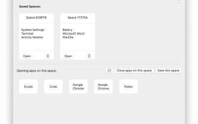 Gratis är gott: SpaceSaver – spara dina öppna program och digitala skrivbord