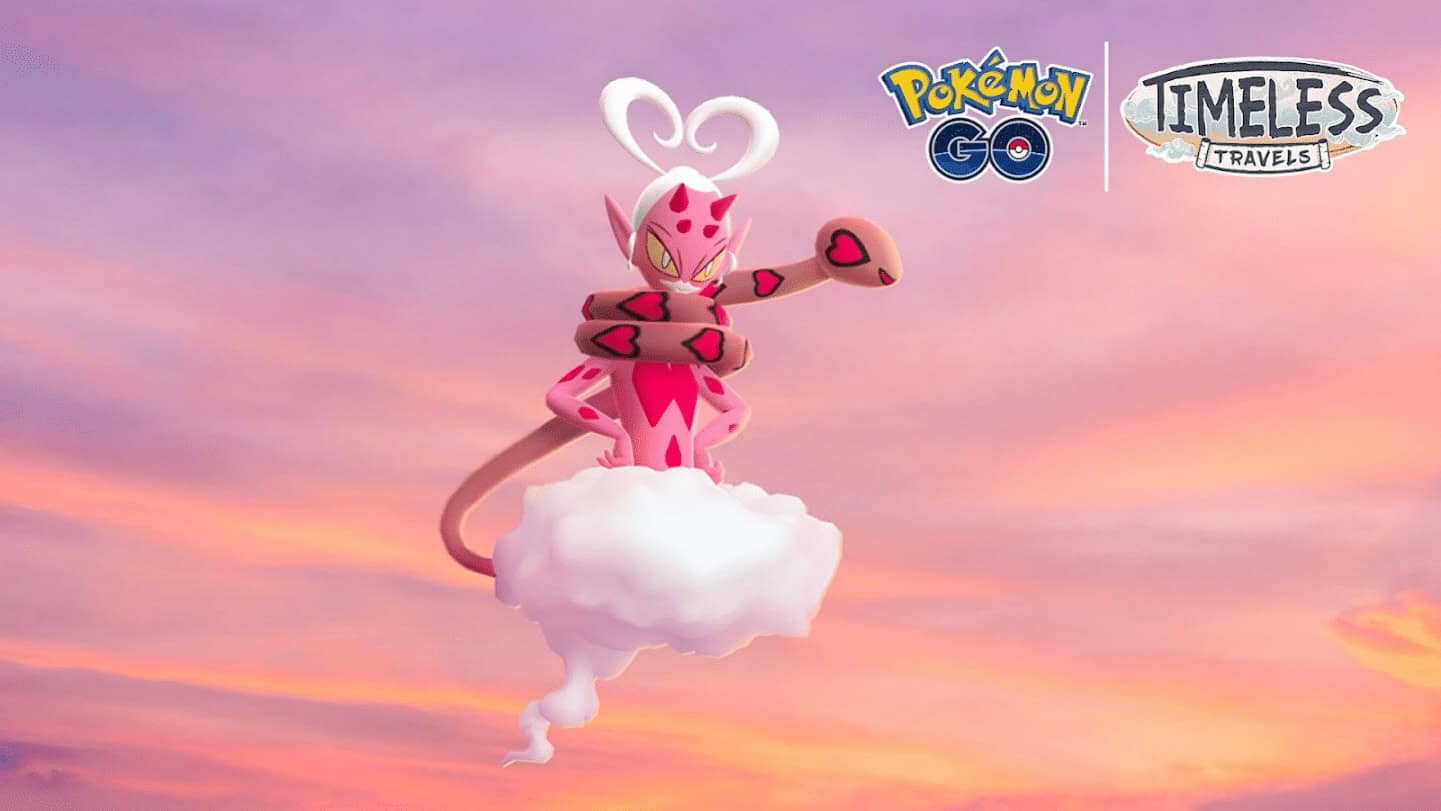 Incarnate Forme Enamorus - flygande rosa Pokémon